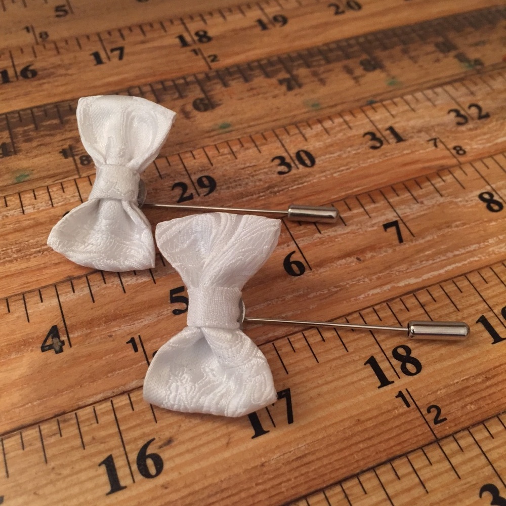 Bow Tie Lapel Pin Handmade